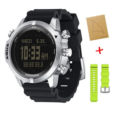 NORTH EDGE™ AQUA Montre Tactique et Ordinateur de Plongée survieprotek