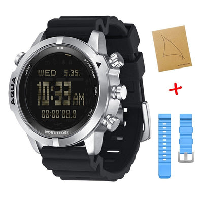 NORTH EDGE™ AQUA Montre Tactique et Ordinateur de Plongée survieprotek