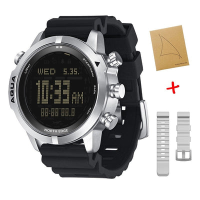 NORTH EDGE™ AQUA Montre Tactique et Ordinateur de Plongée survieprotek