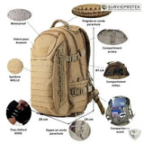 TACTICAL™ Dragon Sac a dos militaire tactique 30 litres survieprotek
