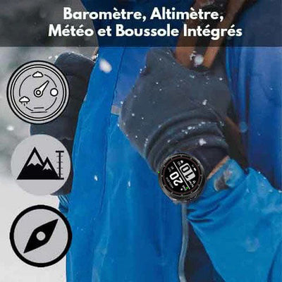 NORTH EDGE™ CROSSFIT 3 montre connectée multisport GPS intelligente survieprotek