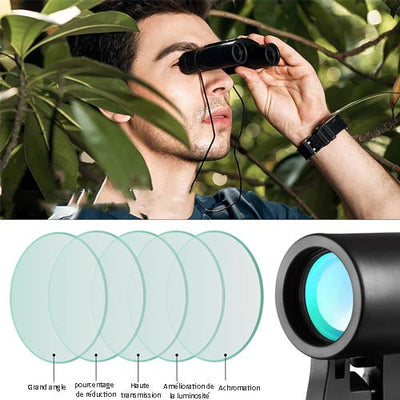 HALEBOR™ Paire de Jumelles Professionnelles Compactes 40 x 22 mm survieprotek