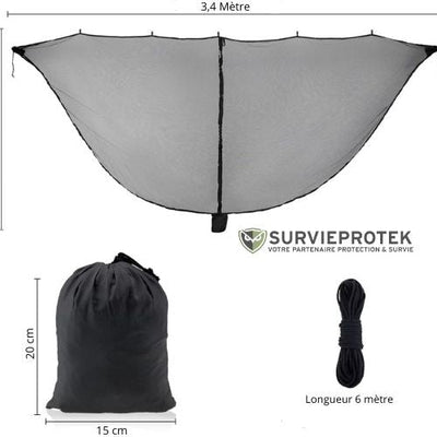 BIVOUAK™ Moustiquaire pour Hamac survieprotek