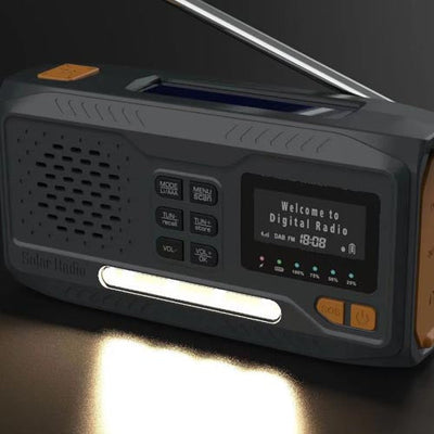 BIVOUAK™ Radio d'Urgence Survie Digitale Dynamo MULTI-FONCTIONS survieprotek