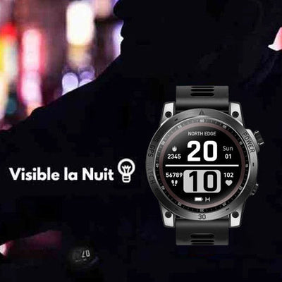 NORTH EDGE™ CROSSFIT 3 montre connectée multisport GPS intelligente survieprotek