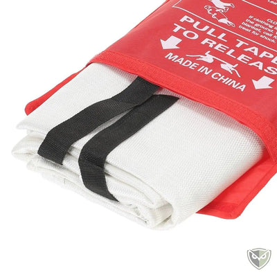 BIVOUAK™ Couverture Anti-Feu Ignifuge en Fibre de Verre de 200 x 200 cm survieprotek