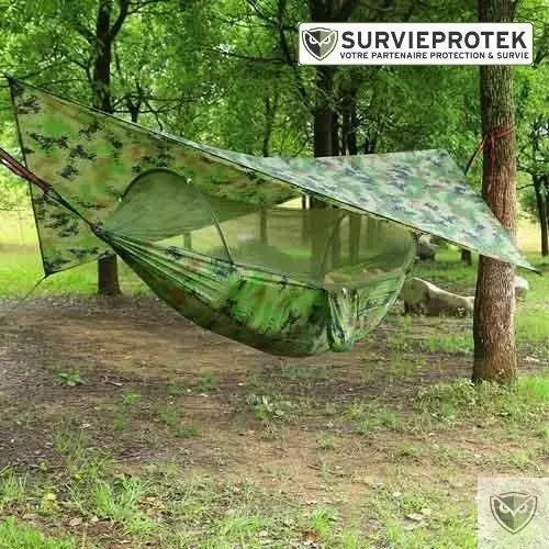 Mobilier de jardin,Hamac de Camping Portable avec moustiquaire et bâche de pluie,auvent en Nylon Mobilier de jardin,Hamac de Camping Portable avec moustiquaire et bâche de pluie,auvent en Nylon
