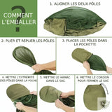 comment emballer son hamac moustiquaire