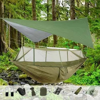 Accessoires Hamac Moustiquaire Integrée et Bache