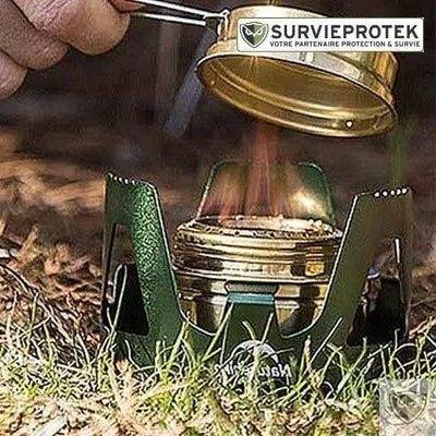 Bivouak™ Mini Réchaud à Alcool Portable