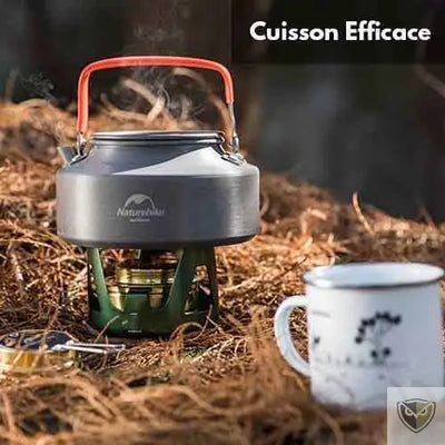 réchaud alcool à brûler cuisson efficace