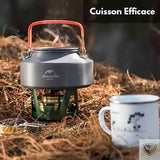 réchaud alcool à brûler cuisson efficace