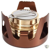 Bivouak™ Mini Réchaud à Alcool Portable bronze