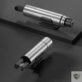 BIVOUAK™ Outil d'Urgence pour Voiture, Brise-Vitre & Coupe-Ceinture survieprotek