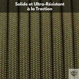 Bivouak™ Paracorde 550 de Survie Multi-fonctions solide et ultra resistant a la traction