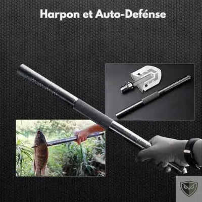Bivouak™ Pelle Pliante de Camping Multi-fonctions harpon et auto-defense