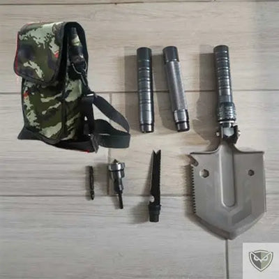 Bivouak™ Pelle Pliante de Camping Multi-fonctions avec sac de rangement
