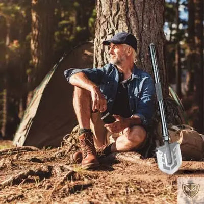 Bivouak™ Pelle Pliante de Camping Multi-fonctions pour la randonnee et la survie