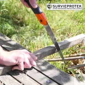 Bivouak™ mini scie pliante bushcraft de survie