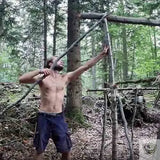 Bivouak™ mini scie pliante bushcraft de survie en foret