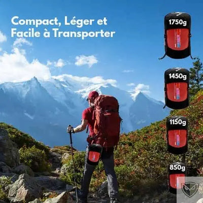 Sac de Couchage Grand Froid Duvet Ultra Compact sac de couchage randonnée léger 