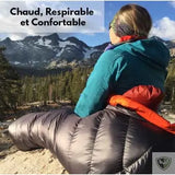 sac de couchage confortable duvet grand froid
