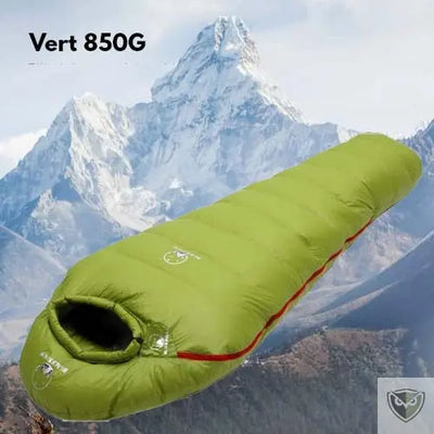 Sac de Couchage Grand Froid Duvet Ultra Compact vert 850gr