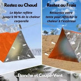  Bivy Bag Sursac de Couchage Couverture de Survie Réutilisable abris camping tente
