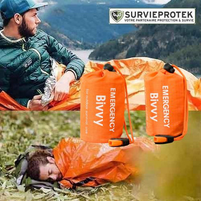 BIVY™ couverture de survie sac de couchage réutilisable survieprotek