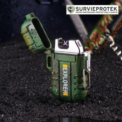 Explorer™ Briquet Tempete electrique USB à Arc sans Flamme