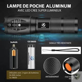 CHUSTAR™ Lampe Torche V6 LED Tactique de Poche Etanche survieprotek