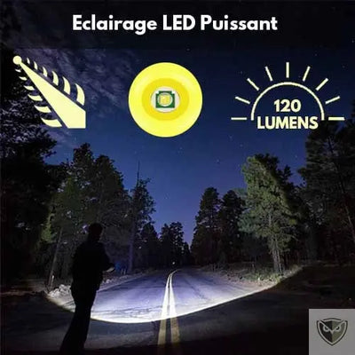 CHUSTAR™ Lampe Torche V6 LED Tactique de Poche Etanche survieprotek