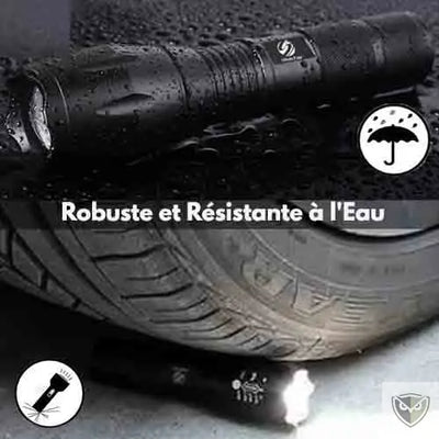 CHUSTAR™ Lampe Torche V6 LED Tactique de Poche Etanche survieprotek