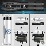 CHUSTAR™ Lampe Torche V6 LED Tactique de Poche Etanche survieprotek