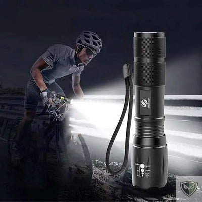 CHUSTAR™ Lampe Torche V6 LED Tactique de Poche Etanche survieprotek