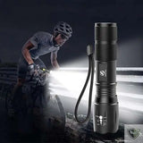 CHUSTAR™ Lampe Torche V6 LED Tactique de Poche Etanche survieprotek