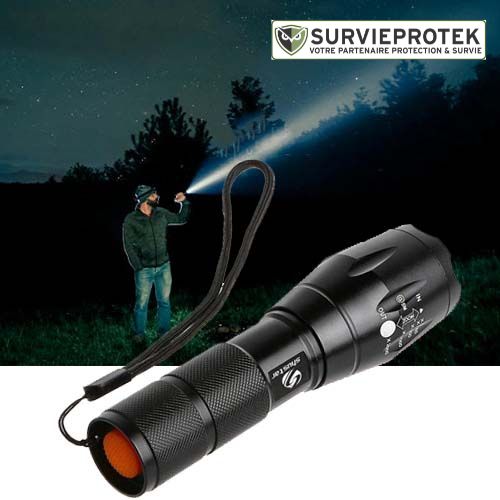 Chustar™ V6 LED Tactical Flashlight Waterproof Pocket