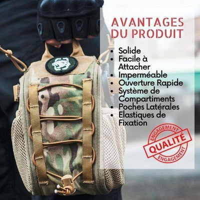 SMARTKIT® Sac de Premiers Secours Tactique à Ouverture Rapide survieprotek