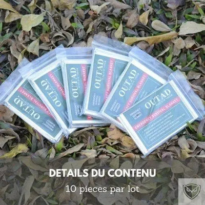 EMS™ Couvertures de Survie - 10 / Pack survieprotek
