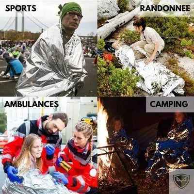 EMS™ Couvertures de Survie - 10 / Pack survieprotek