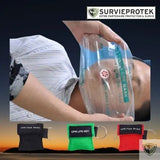 EMS™ Ecran Facial de Réanimation RCP avec Anneau Porte-clés. 50/20 Pcs survieprotek