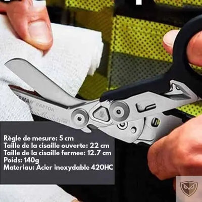 EMS™ Paire de Cisailles Raptor Multi-fonctions survieprotek