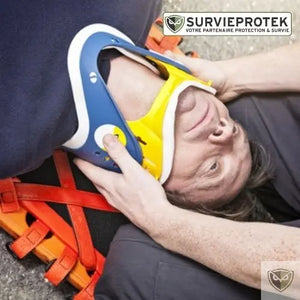 EMS® Collier Cervical Adulte de Premiers Secours 4 Niveaux Ajustables survieprotek