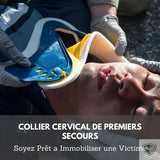 EMS® Collier Cervical Adulte de Premiers Secours 4 Niveaux Ajustables survieprotek