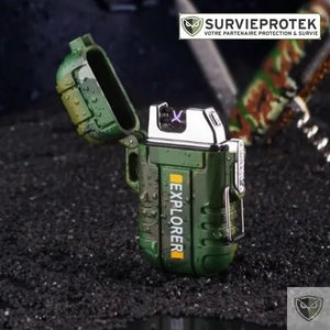 Explorer™ Briquet Tempete electrique USB à Arc sans Flamme