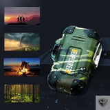 Explorer™ Briquet tempete electrique USB à arc sans flamme briquet de survie