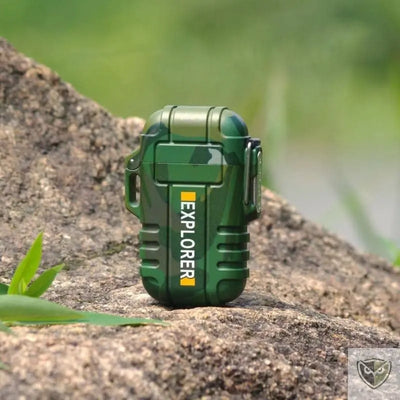 EXPLORER™ Briquet tempete rechargeable USB à arc électrique survieprotek