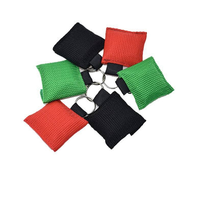 EMS™ Ecran Facial de Réanimation RCP avec Anneau Porte-clés. 50/20 Pcs survieprotek