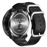 North Edge™ Smartwatch Apache 3 Montre Tactique Militaire Intelligente bracelet nylon