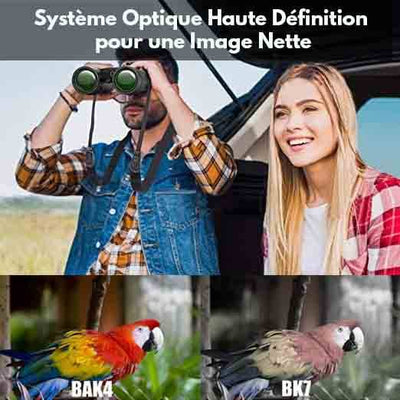 SVBONY™ SV47 Paire de Jumelles de Vue Longue Portée Professionnelle jumelles randonnée  BAK4